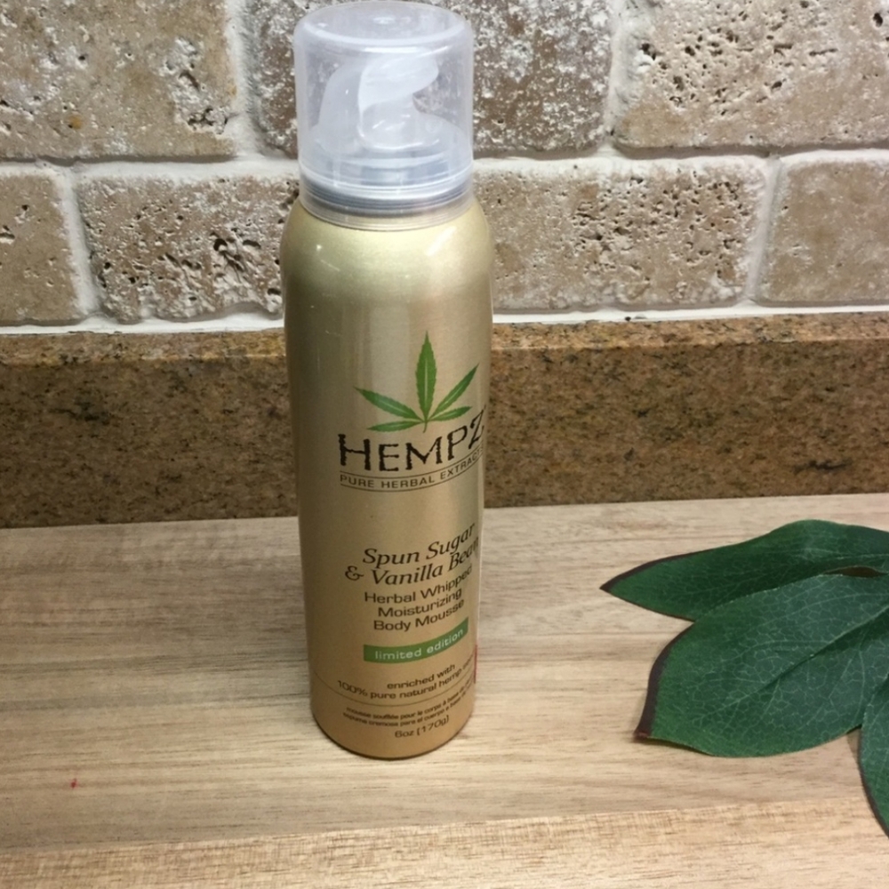 New Hempz Spun Sugar Vanilla Bean Body Mousse